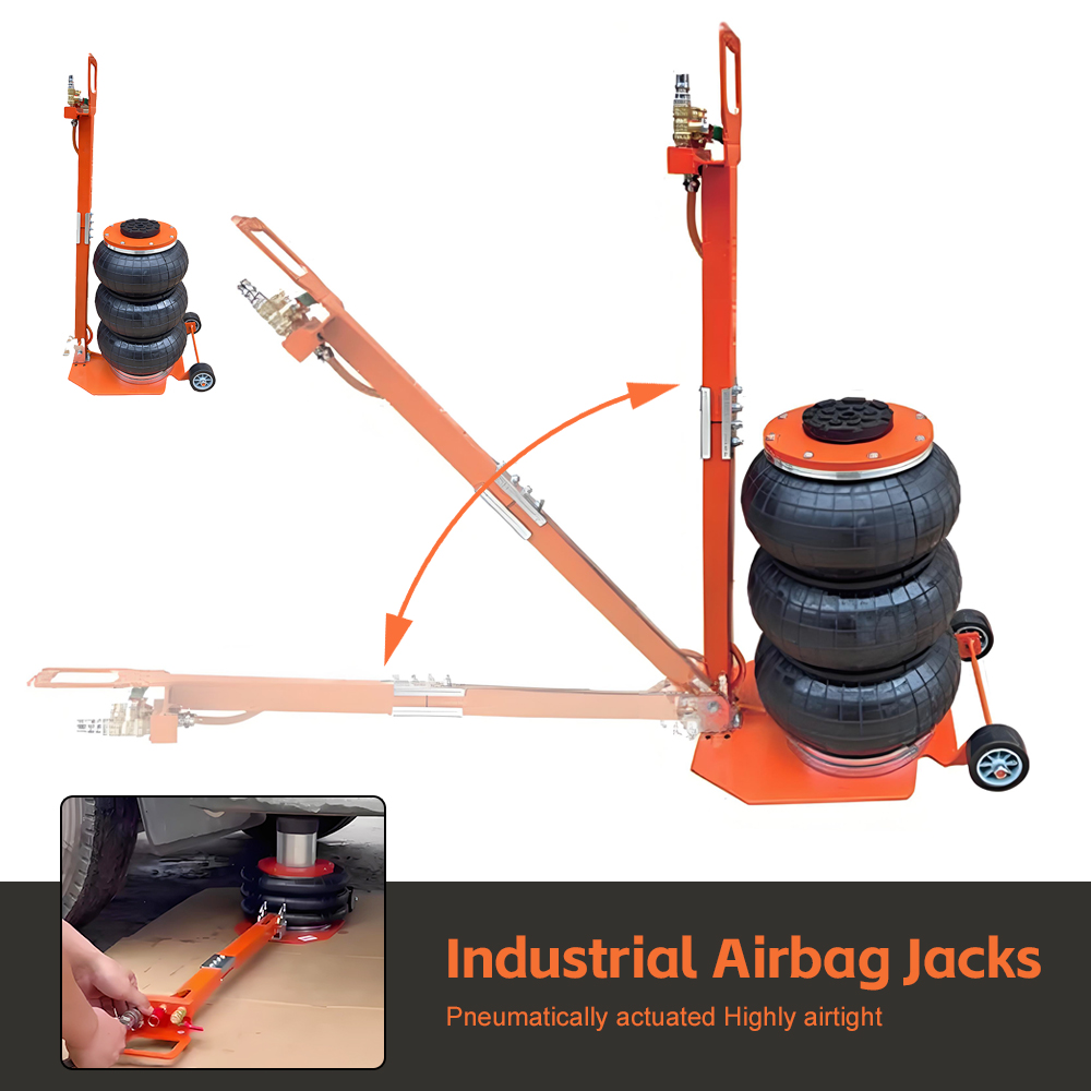 Heavy Equipment Storage - 3 ตันปรับ Air Cushion แจ็คพับแจ็คนิวเมติก Air