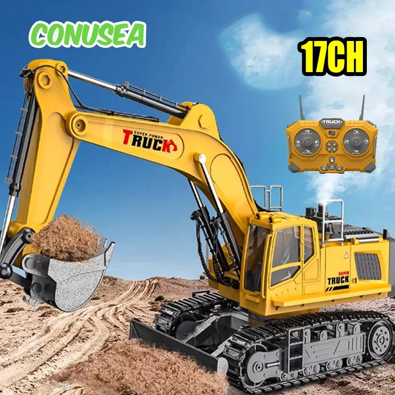 Heavy Equipment Games - รถขุด RC รถบรรทุก รถดั๊มพ์ รถพ่นละอองน้ำ แบบอัลลอยด์