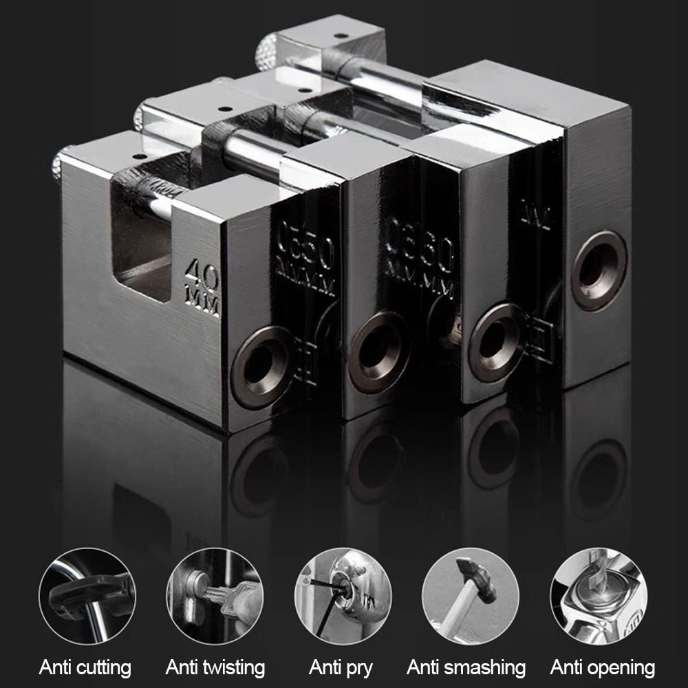Heavy Equipment Key Set - กุญแจสแตนเลสแบบหนาพิเศษ พร้อมกุญแจ ป้องกันการงัดแงะ ตัวล็อคยาว ป้องกันการตัด ชุดอุปกรณ์งัดกุญแจ