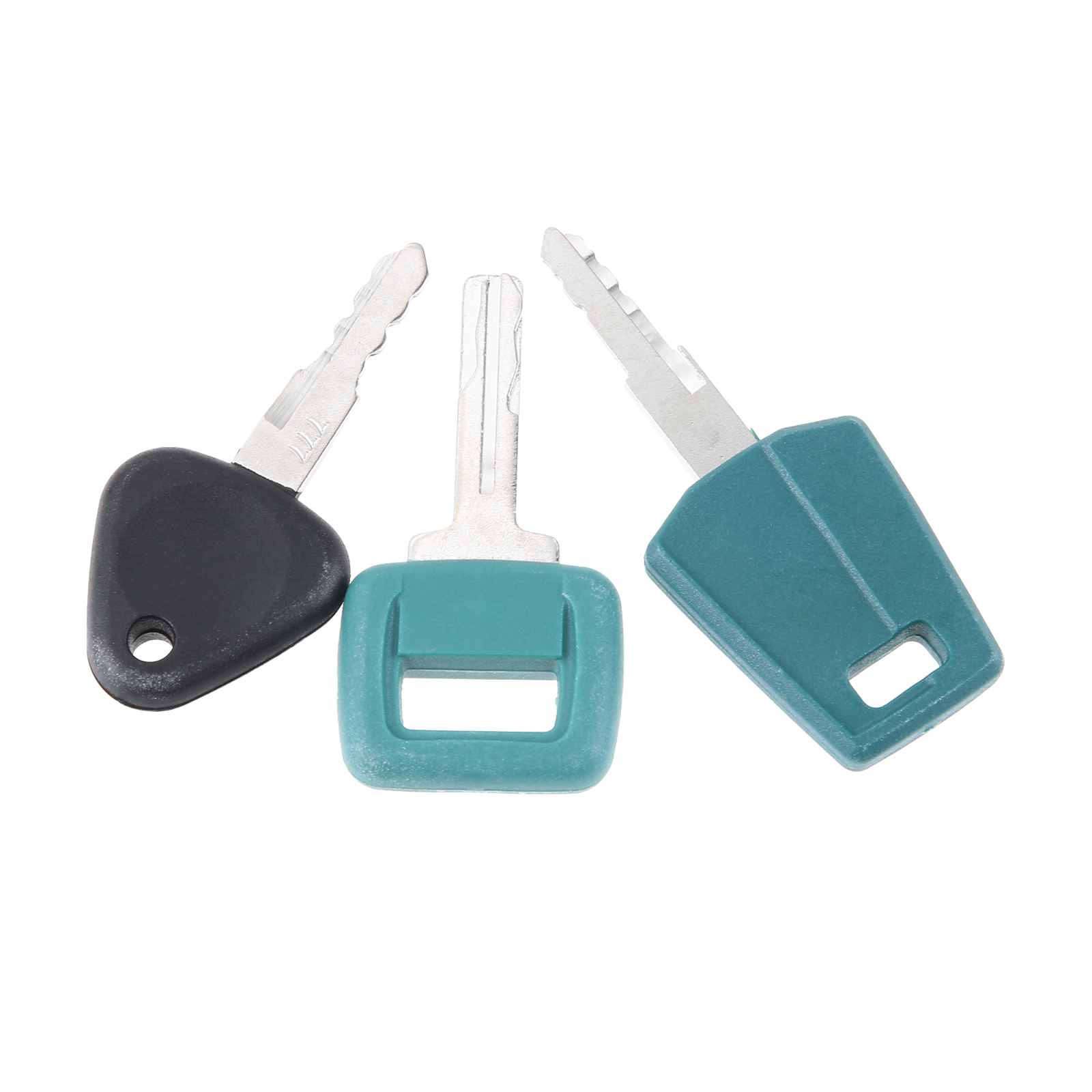 Heavy Equipment Key Set - ชุดกุญแจสตาร์ท 3 ชิ้น สำหรับรถขุด รถตักล้อยาง รถบรรทุกแบบมีข้อต่อ