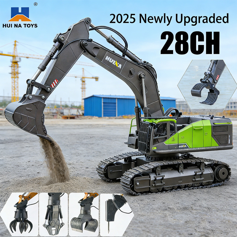 Heavy Equipment Games - รถขุดบังคับวิทยุ Huina 1593 รุ่นใหม่ ปี 2025