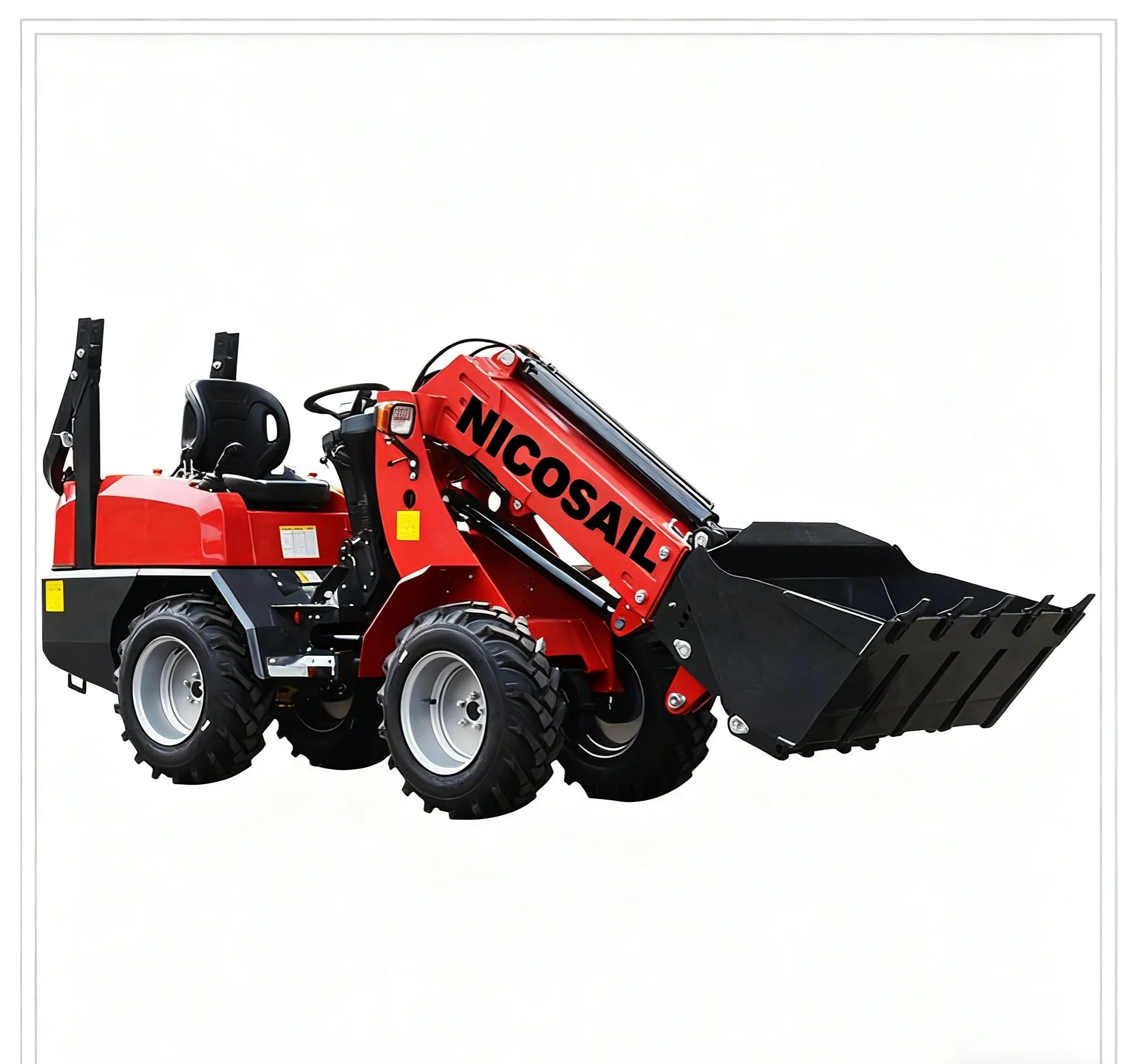 Wheel Loader - รถตักล้อยางขนาดเล็กแบบจีน แขนยืดไสลด์ได้ 1 ตัน 2.1 ตัน