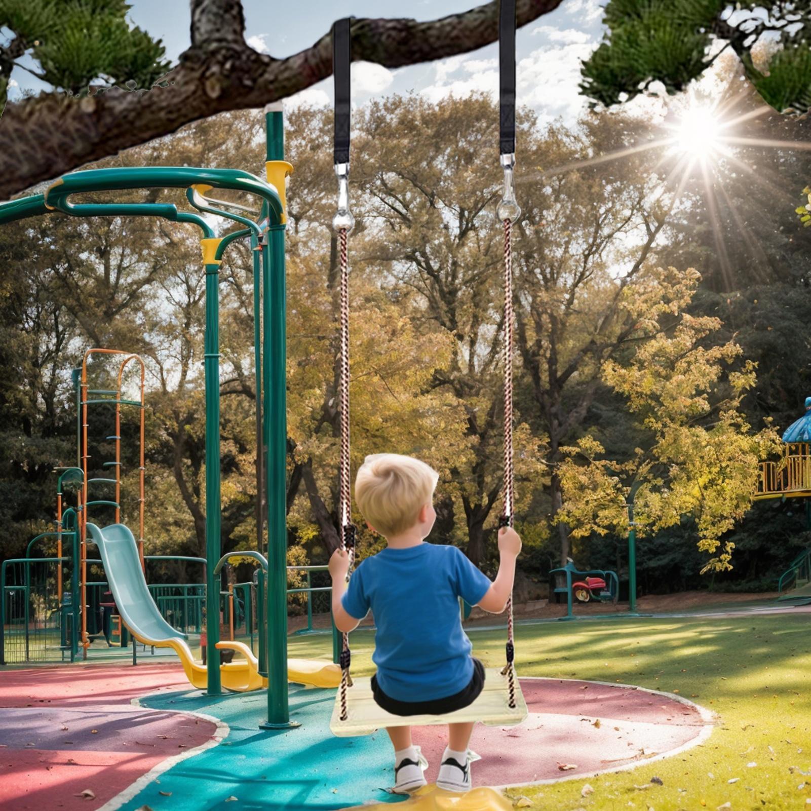 ไม้ Swing ชิงช้าไม้สําหรับเด็ก - Heavy Equipment Games บทวิจารณ์และราคา