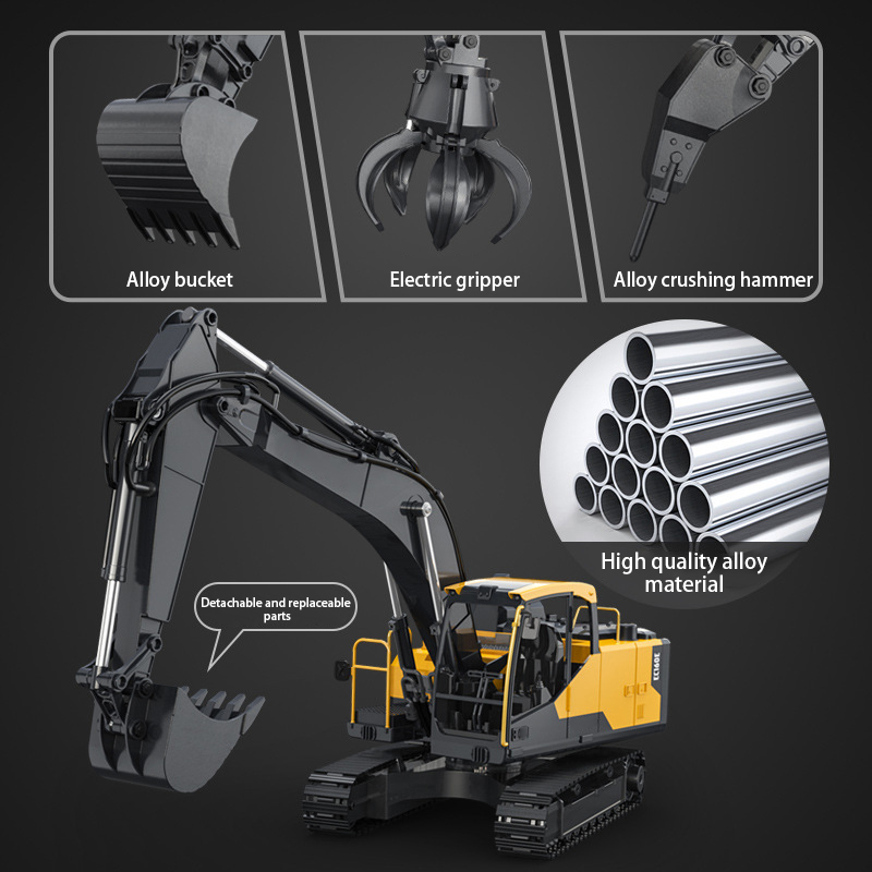 รถขุดรุ่น Double E E598 EC160E - Heavy Equipment Games บทวิจารณ์และราคา