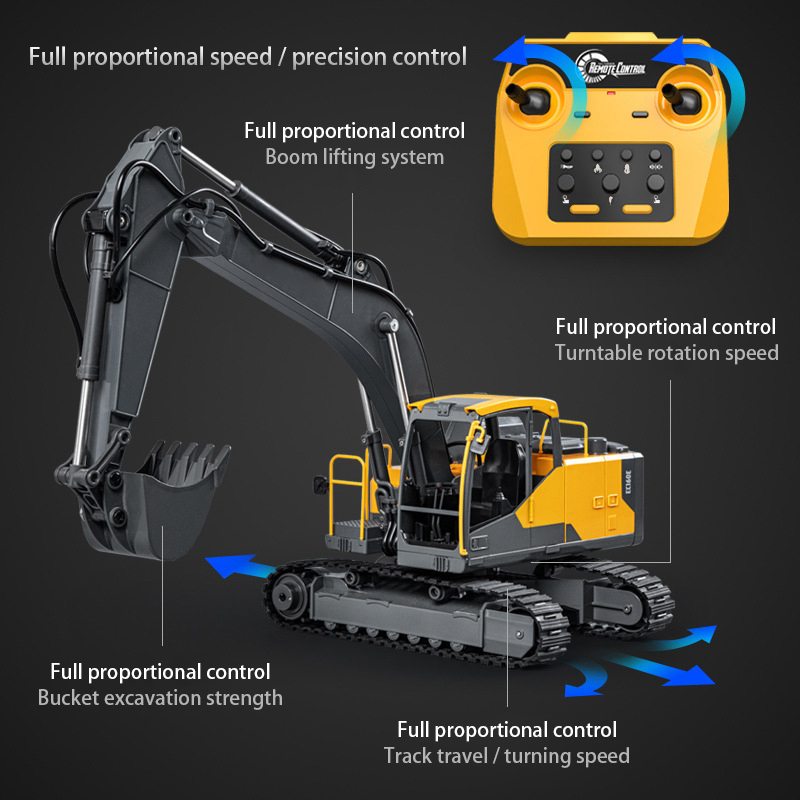 รถขุดรุ่น Double E E598 EC160E - Heavy Equipment Games บทวิจารณ์และราคา