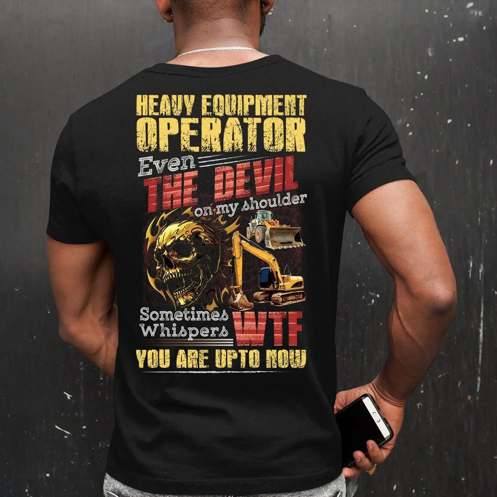 เสื้อยืดลายหัวกะโหลกตลกสำหรับค - Heavy Equipment Quotes บทวิจารณ์และราคา