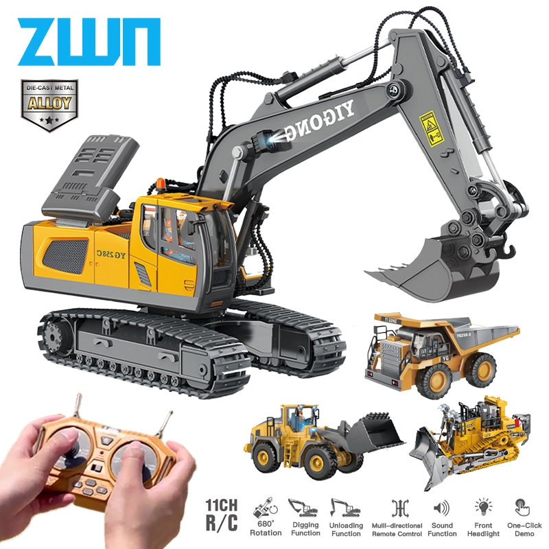 ZWN รถตักดินควบคุมระยะไกล2.4G  - Heavy Equipment Games บทวิจารณ์และราคา