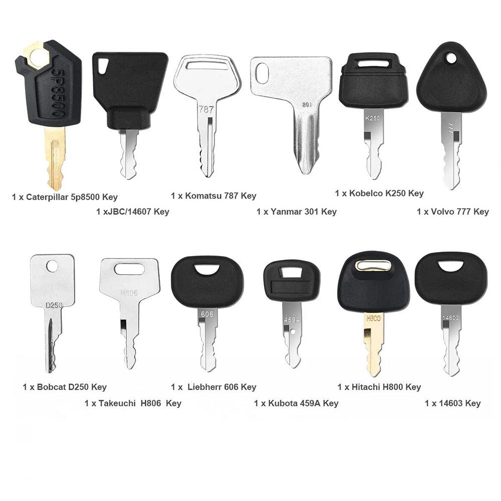 12 ชิ้น Heavy อุปกรณ์ก่อสร้างช - Heavy Equipment Key Set บทวิจารณ์และราคา