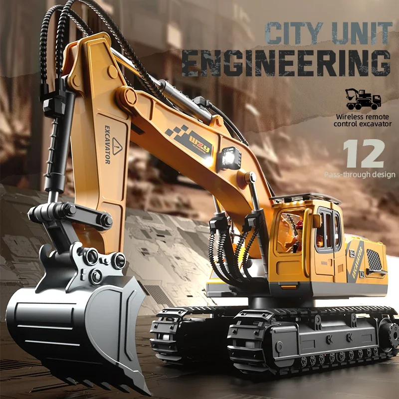 เด็ก 2.4 Ghz 1:20 Rc Excavator - Heavy Equipment Games บทวิจารณ์และราคา