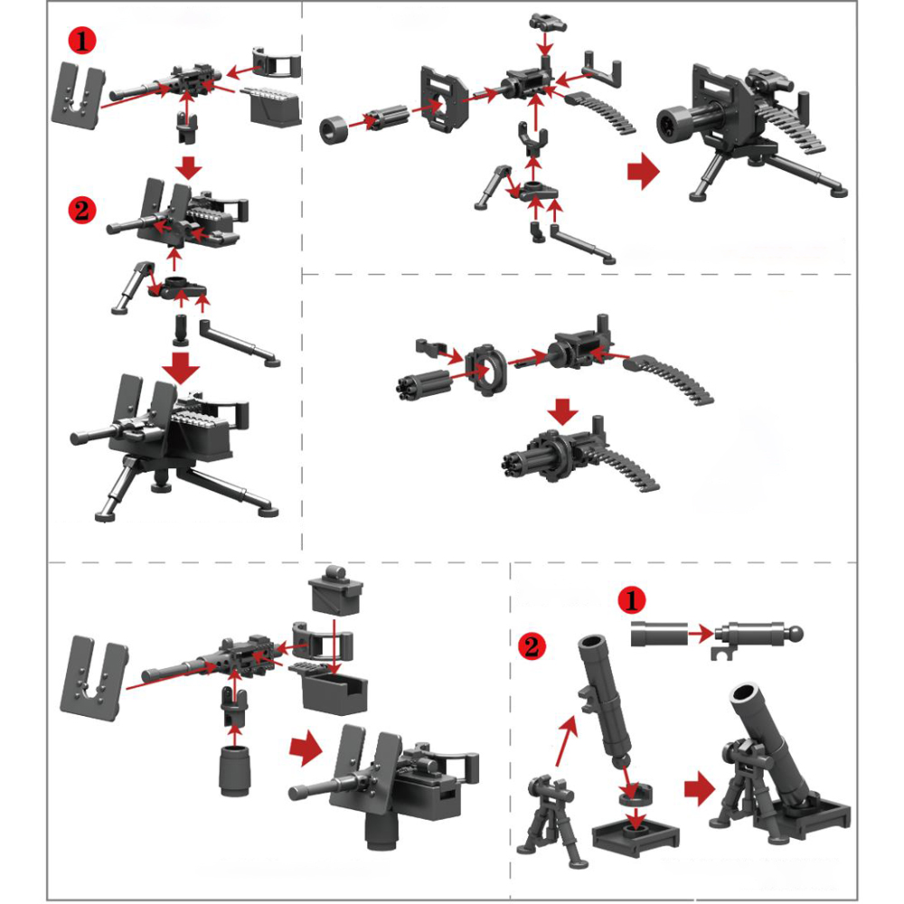 ตัวต่อของเล่นทหาร ตำรวจ หน่วย  - Heavy Equipment Games บทวิจารณ์และราคา