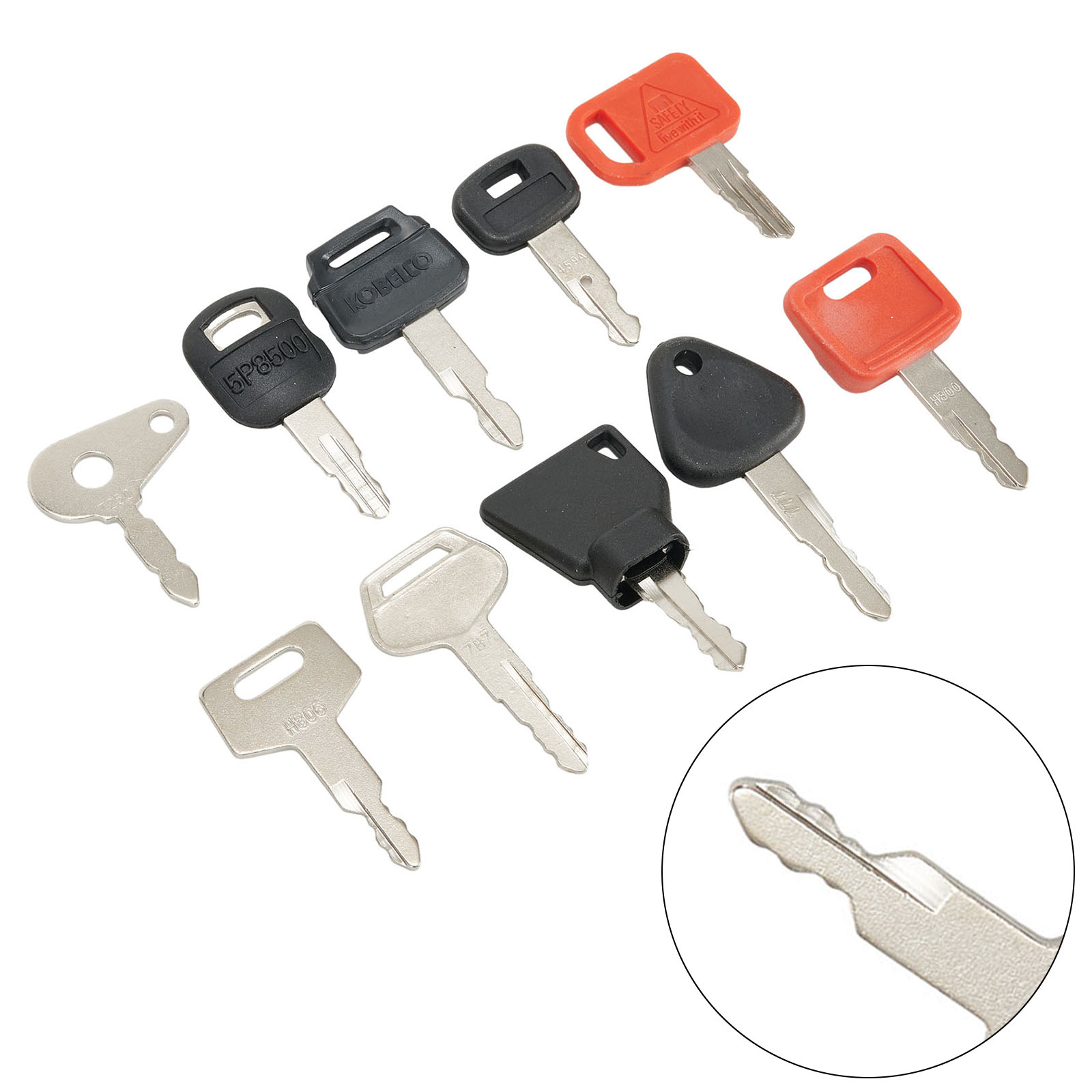 ชุดกุญแจ10ชุด Master กุญแจสำหร - Heavy Equipment Key Set บทวิจารณ์และราคา