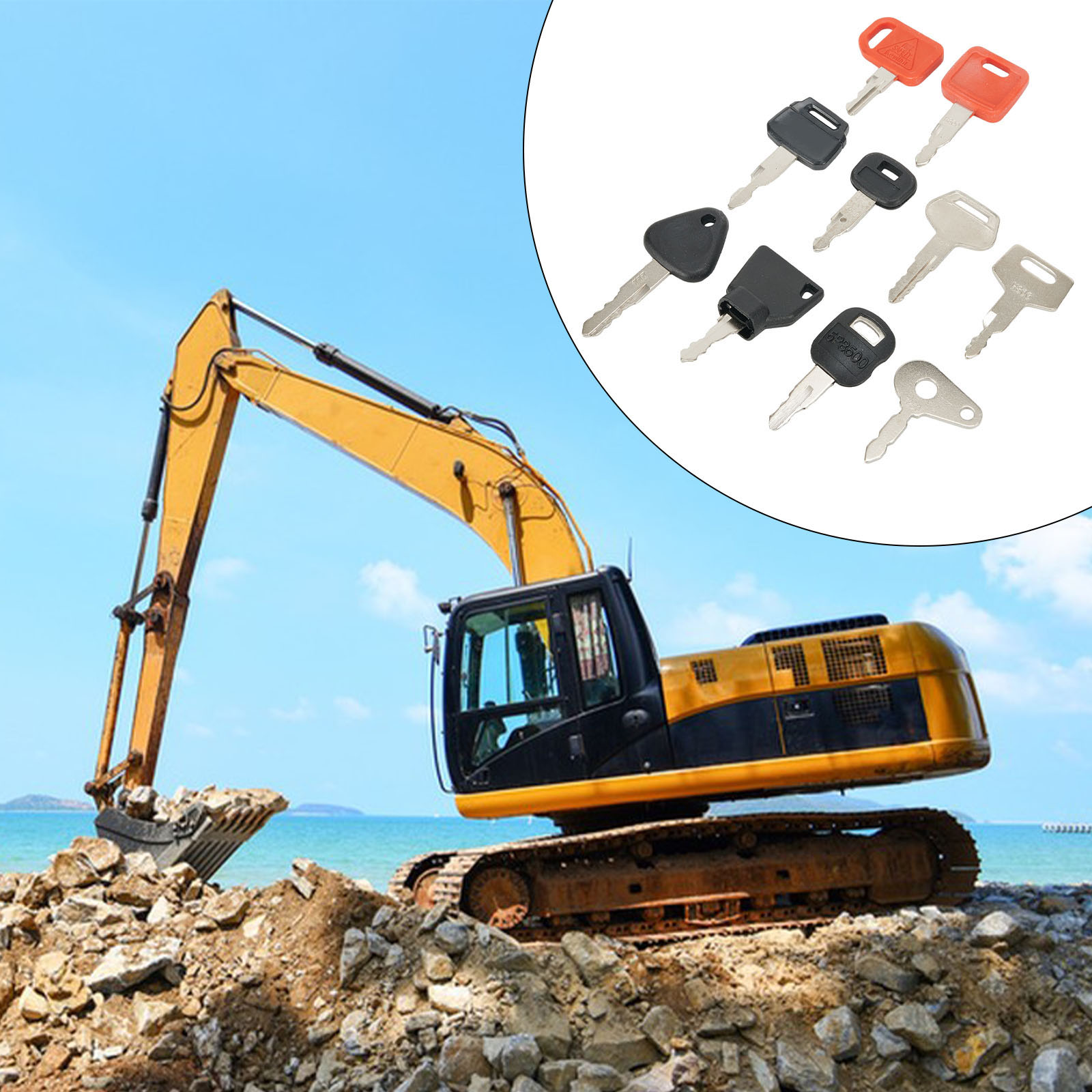 ชุดกุญแจ10ชุด Master กุญแจสำหร - Heavy Equipment Key Set บทวิจารณ์และราคา